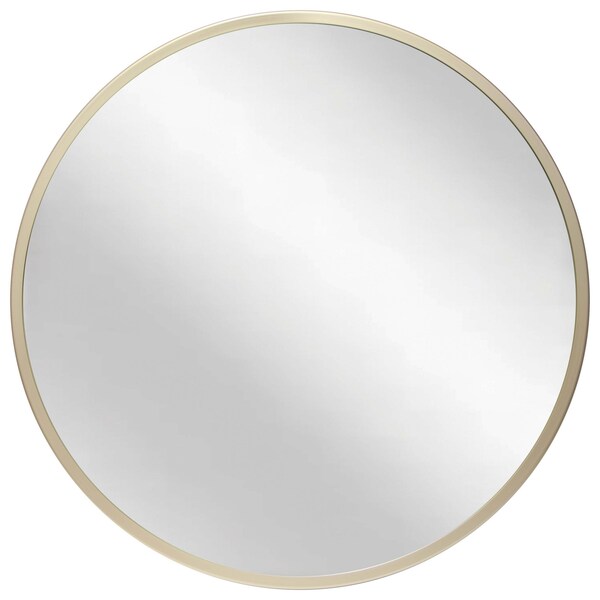 Infinity Instruments Adara - 24 in Matte Gold Wall Mirror 20227GD-24 - main